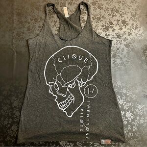 Twenty One Pilots Skeleton Clique tank top